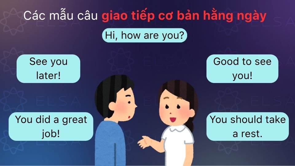 Các mẫu câu giao tiếp hàng ngày giúp phản xạ nhanh, nói tự nhiên Các mẫu câu giao tiếp hàng ngày giúp phản xạ nhanh, nói tự nhiên