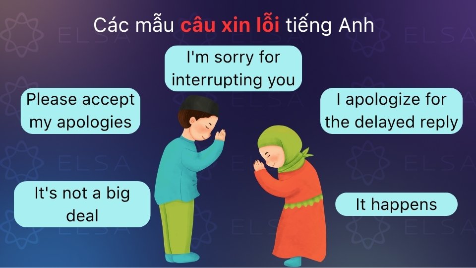 Mẫu câu xin lỗi giúp bày tỏ sự chân thành, hóa giải hiểu lầm và thể hiện phép lịch sự Mẫu câu xin lỗi giúp bày tỏ sự chân thành, hóa giải hiểu lầm và thể hiện phép lịch sự