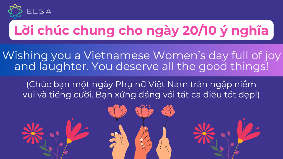 Câu chúc hay nhân ngày 20/10