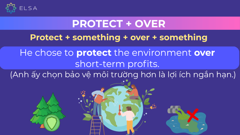 Câu ví dụ protect + over Câu ví dụ protect + over