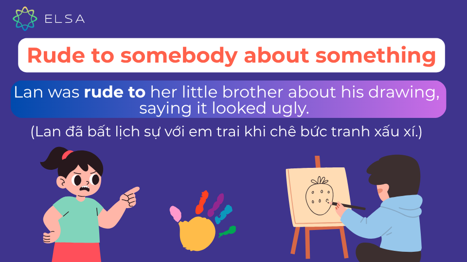 Câu ví dụ cấu trúc rude to