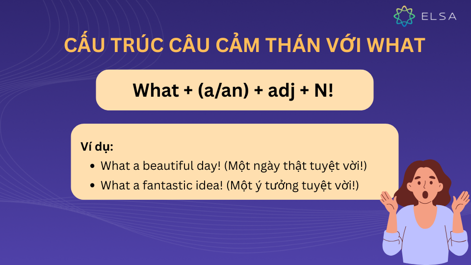 Câu cảm thán với What diễn tả sự ngạc nhiên