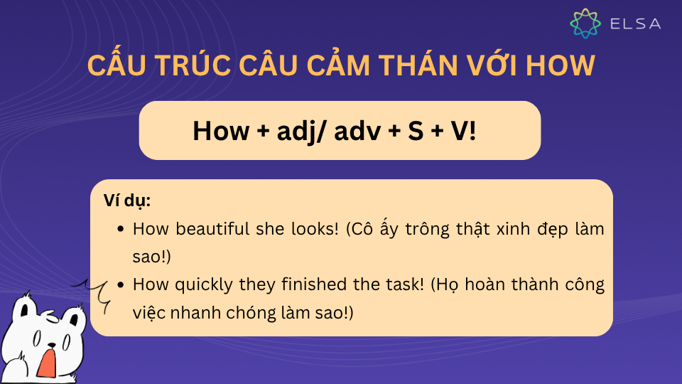 Cấu trúc câu cảm thán với How thể hiện sự ấn tượng, ngạc nhiên