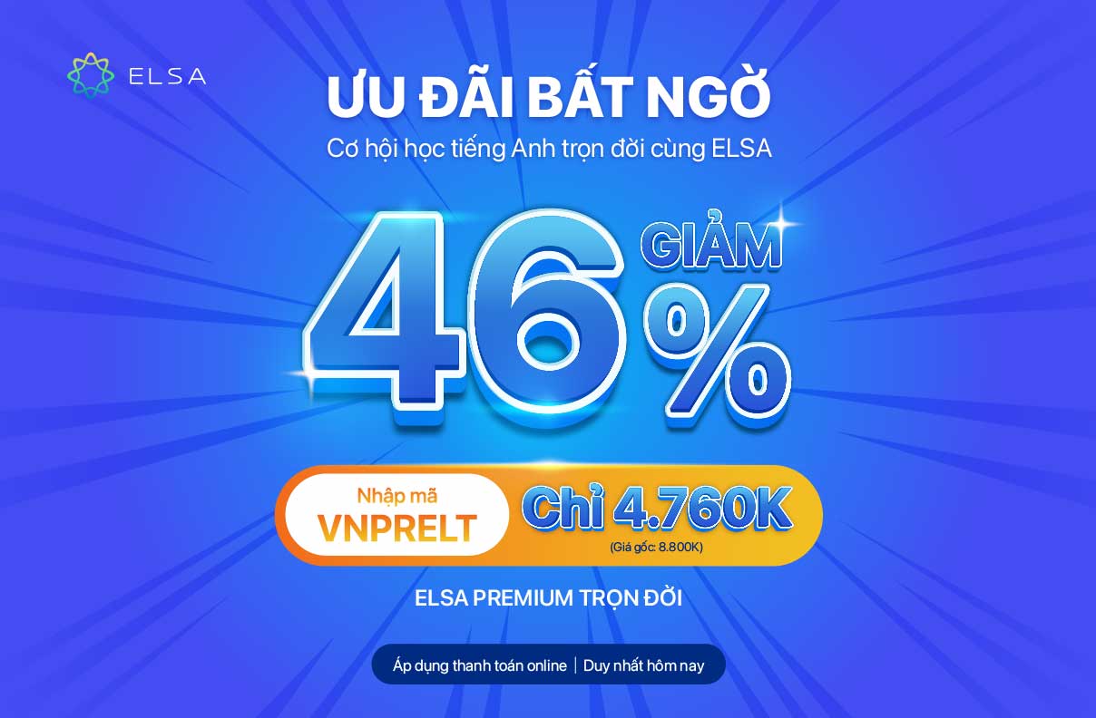 ELSA Premium Trọn Đời