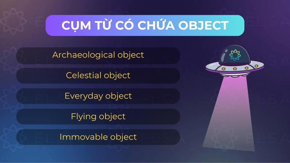 Các cụm từ có sử dụng object
