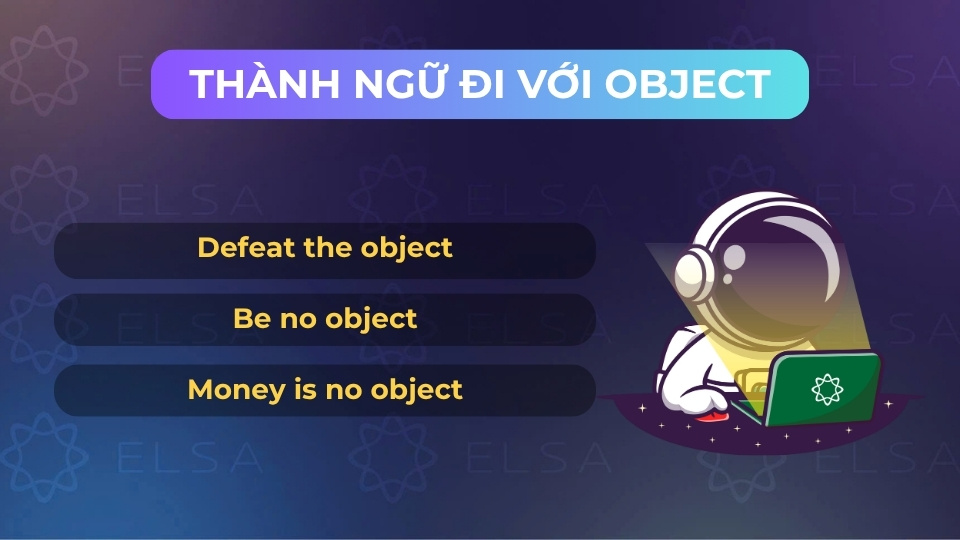 Các thành ngữ chứa object