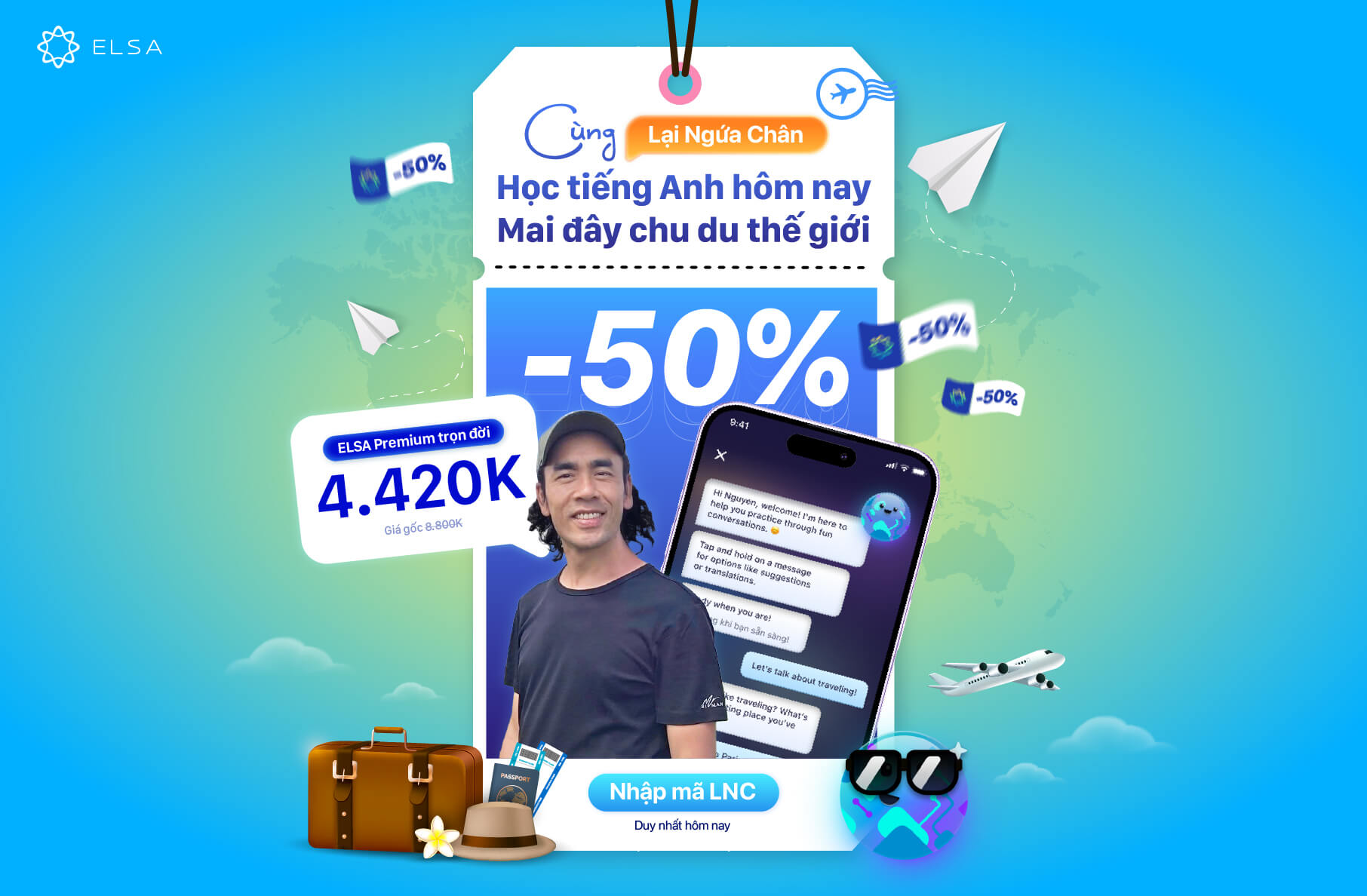 ELSA Premium Trọn Đời