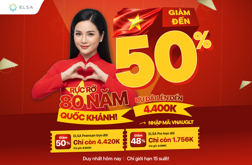 ELSA Pro Trọn Đời