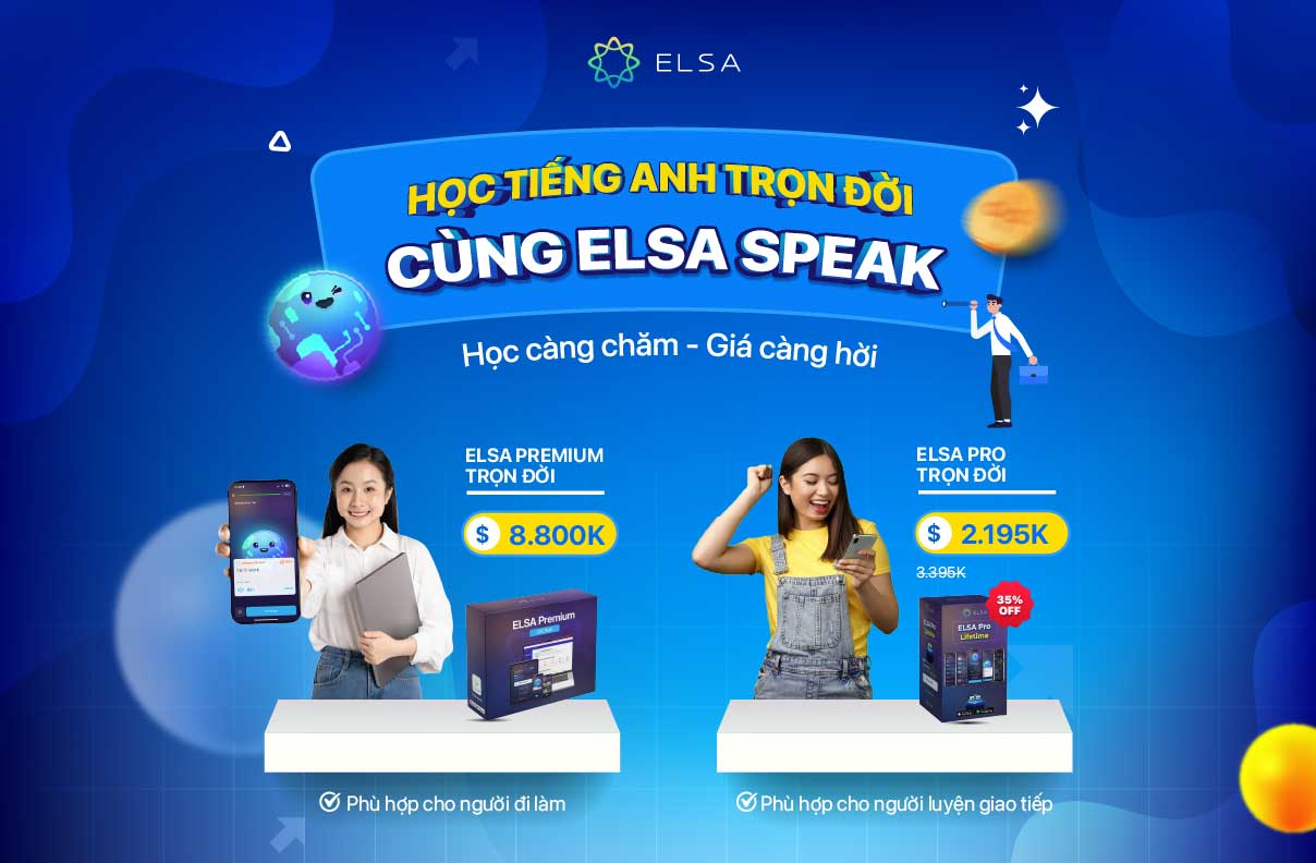ELSA Pro Trọn Đời
