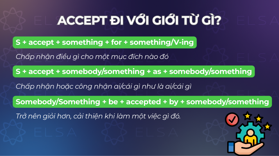 Accept đi với giới từ gì? Accept đi với giới từ gì?
