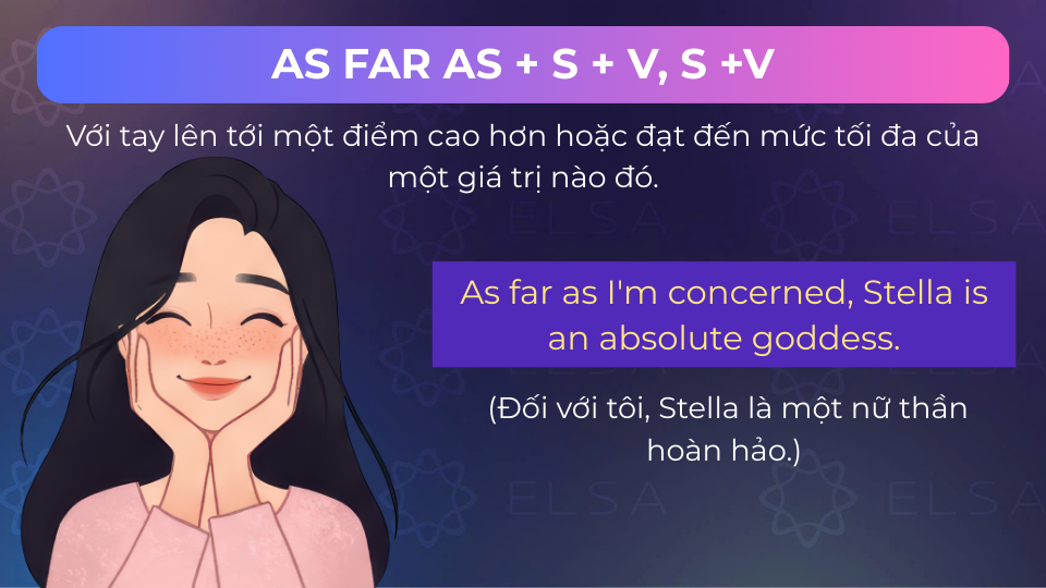 Câu ví dụ cấu trúc As far as + S + V, S +V