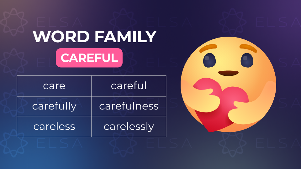 Word family của careful Word family của careful