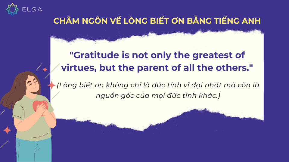 Mẫu câu châm ngôn tiếng Anh về lòng biết ơn trong cuộc sống Mẫu câu châm ngôn tiếng Anh về lòng biết ơn trong cuộc sống