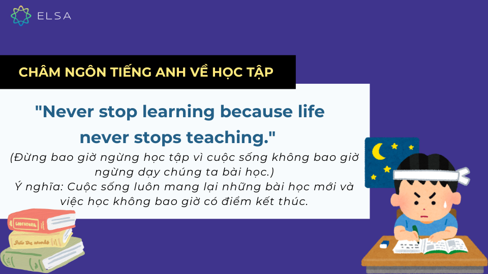 Mẫu châm ngôn tiếng Anh về học tập Mẫu châm ngôn tiếng Anh về học tập
