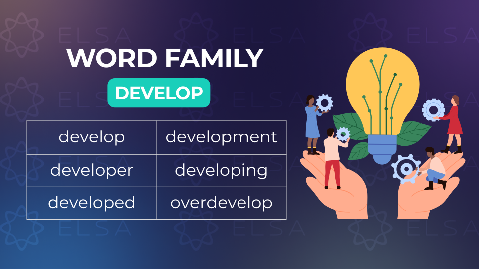 Word family của develop Word family của develop