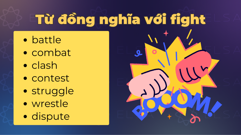 Từ đồng nghĩa với fight