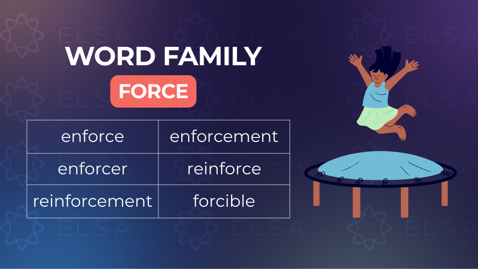 Các word family với force Các word family với force