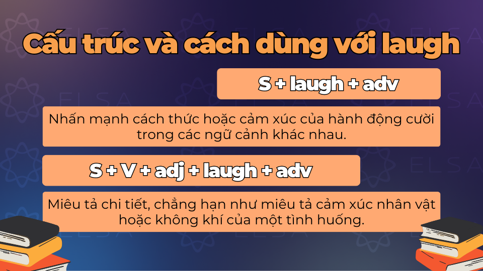 Cấu trúc khác và cách dùng với laugh Cấu trúc khác và cách dùng với laugh