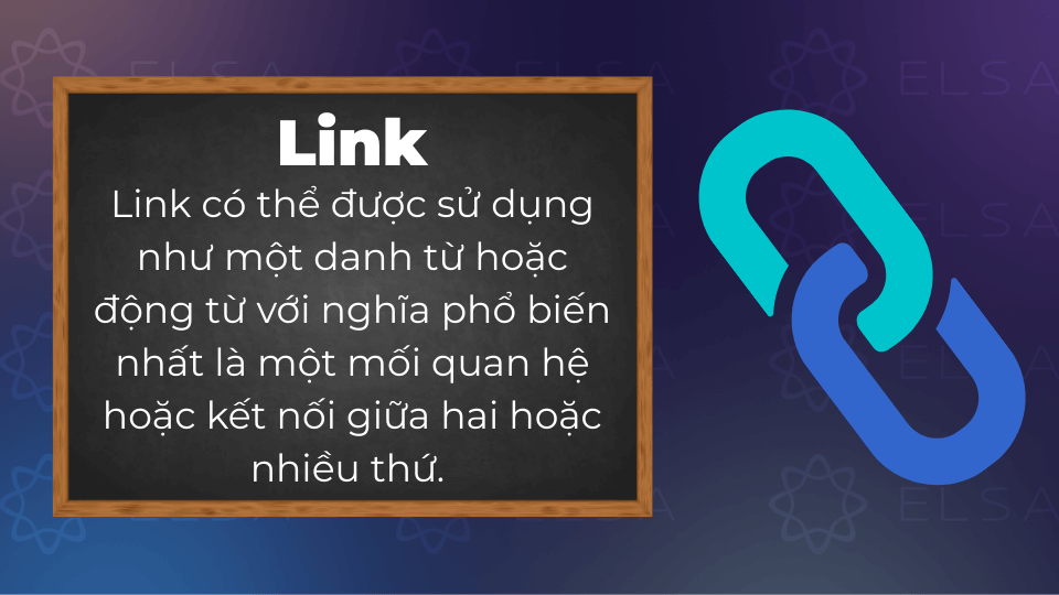 Định nghĩa Link là gì trong tiếng Anh