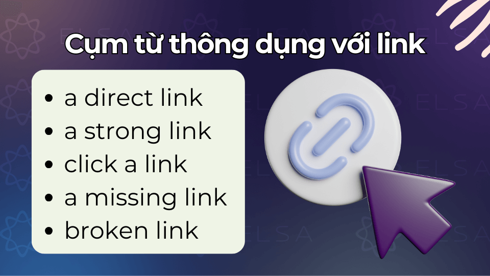 Các cụm từ thông dụng với link