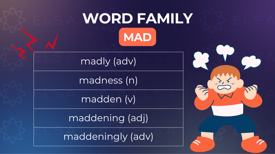 Các họ từ của mad Các họ từ của mad