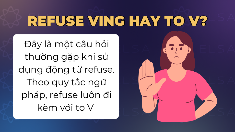 Refuse Ving hay to V? Refuse Ving hay to V?