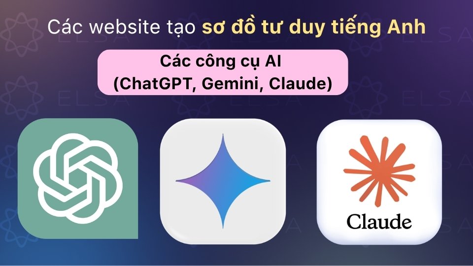 Sử dụng công cụ AI tạo vẽ sơ đồ tư duy tiếng Anh Sử dụng công cụ AI tạo vẽ sơ đồ tư duy tiếng Anh