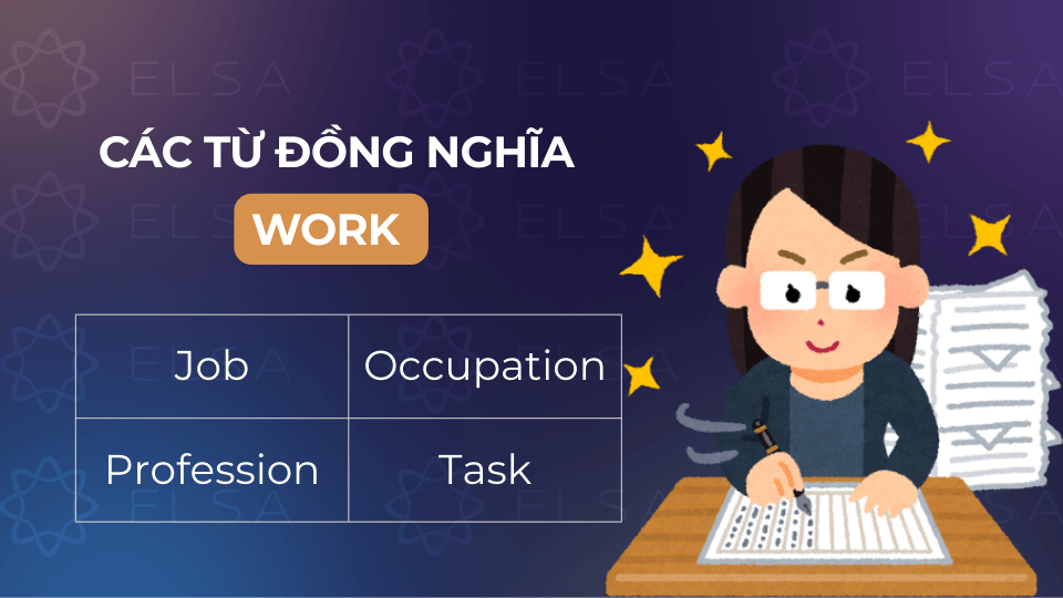 Các từ đồng nghĩa với work