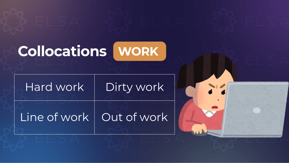 Collocations với work