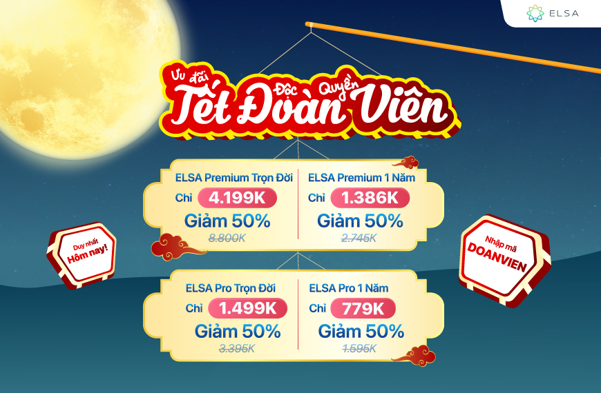 ELSA Premium Trọn Đời
