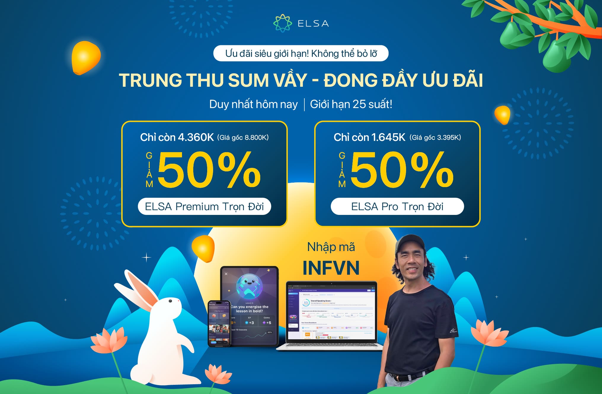ELSA Pro Trọn Đời