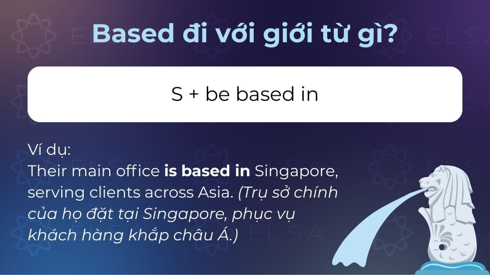 Cấu trúc này thường gặp khi nói về nơi làm việc, văn phòng hoặc trung tâm điều hành của một đơn vị