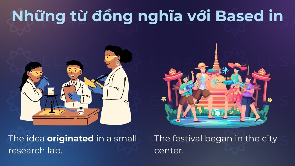 Những từ đồng nghĩa với Based in sẽ giúp bạn giao tiếp dễ dàng hơn
