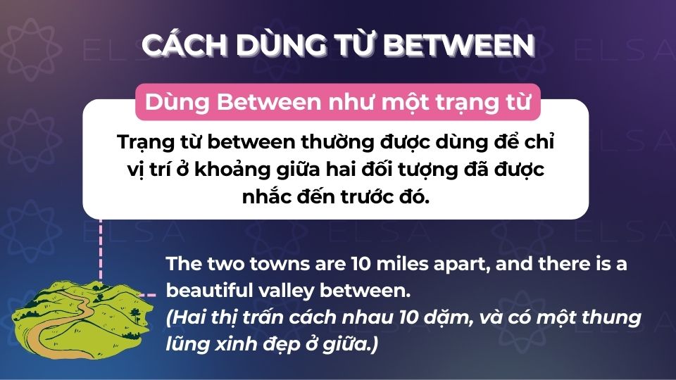 Cách dùng từ between như một trạng từ Cách dùng từ between như một trạng từ