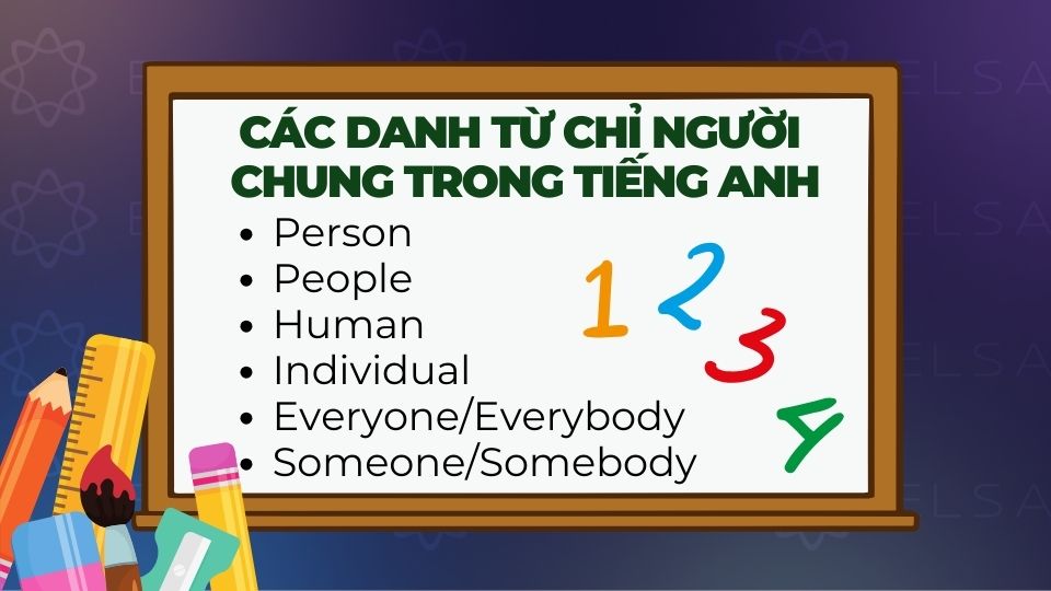 Các danh từ chỉ người chung trong tiếng Anh Các danh từ chỉ người chung trong tiếng Anh