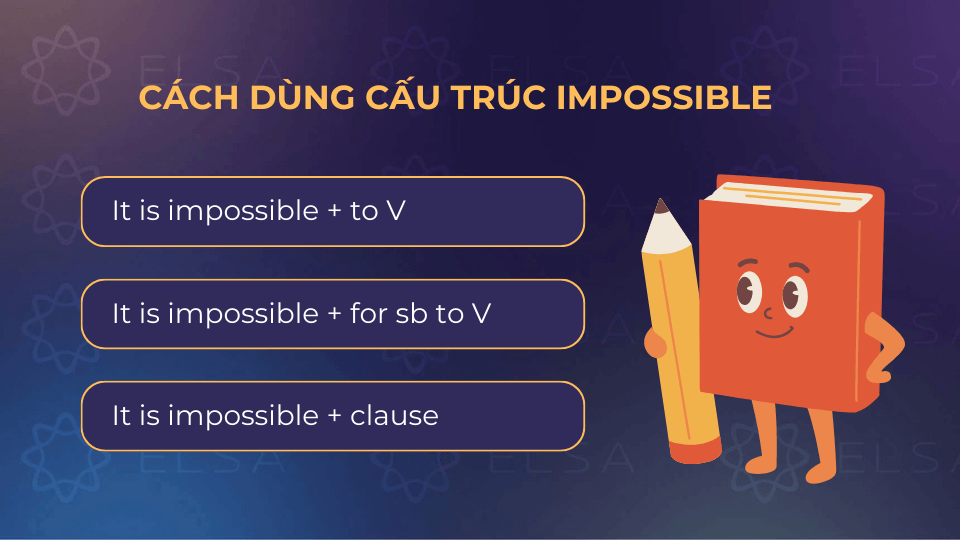 Cách dùng cấu trúc impossible trong tiếng Anh
