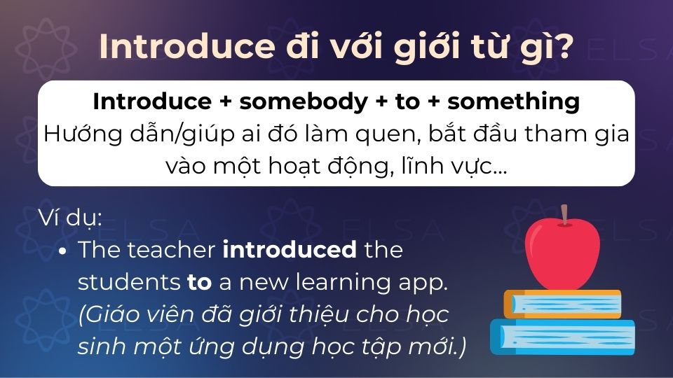 Cấu trúc này mang ý nghĩa hướng dẫn hoặc giúp ai đó làm quen Cấu trúc này mang ý nghĩa hướng dẫn hoặc giúp ai đó làm quen