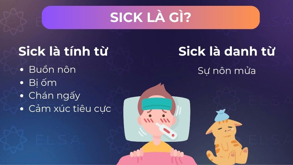Các nghĩa của sick