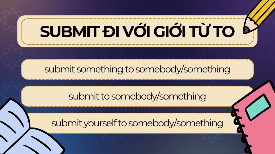 Submit đi với giới từ to Submit đi với giới từ to