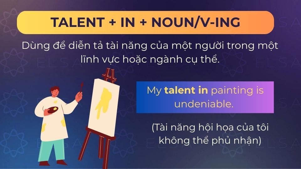 Câu ví dụ talent in