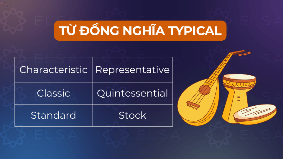 Các từ đồng nghĩa với typical Các từ đồng nghĩa với typical
