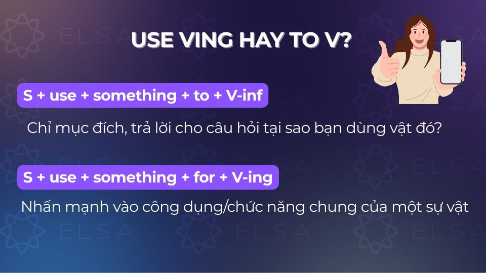 Cấu trúc use Ving hay to V Cấu trúc use Ving hay to V