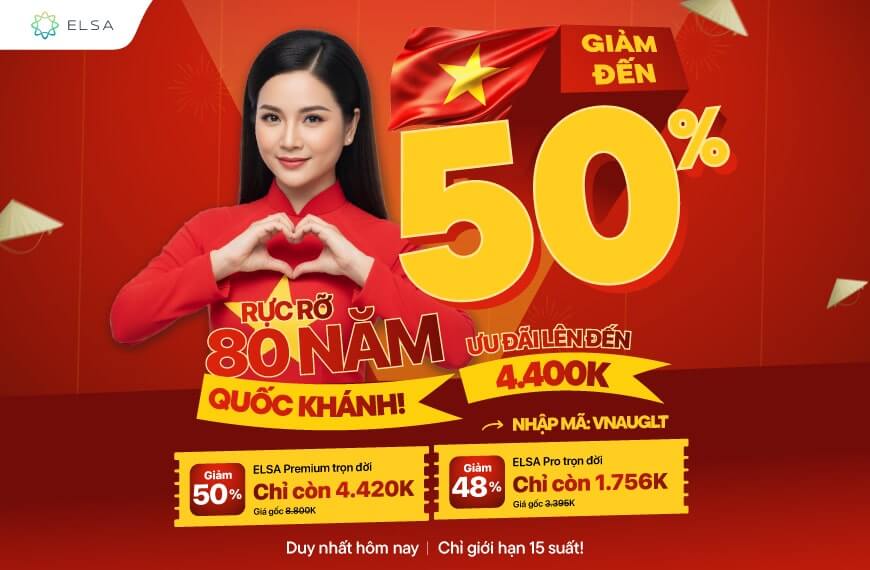 ELSA Pro Trọn Đời