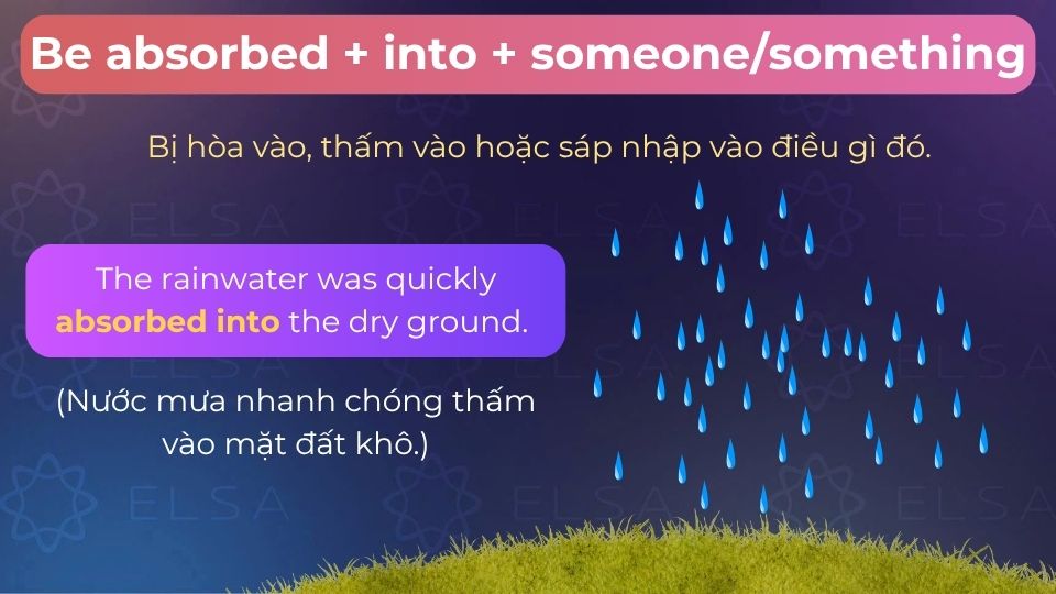 Câu ví dụ absorbed into