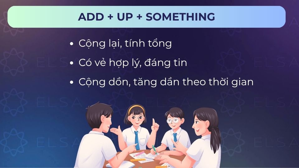 Các nghĩa của cấu trúc add up