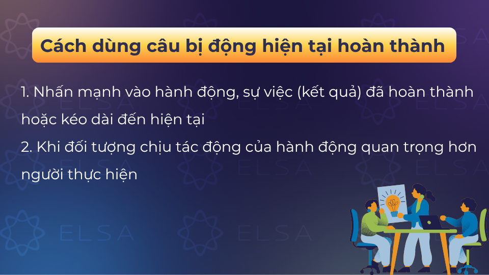 Cách dùng thể bị động hiện tại hoàn thành Cách sử dụng câu bị động hiện tại hoàn thành