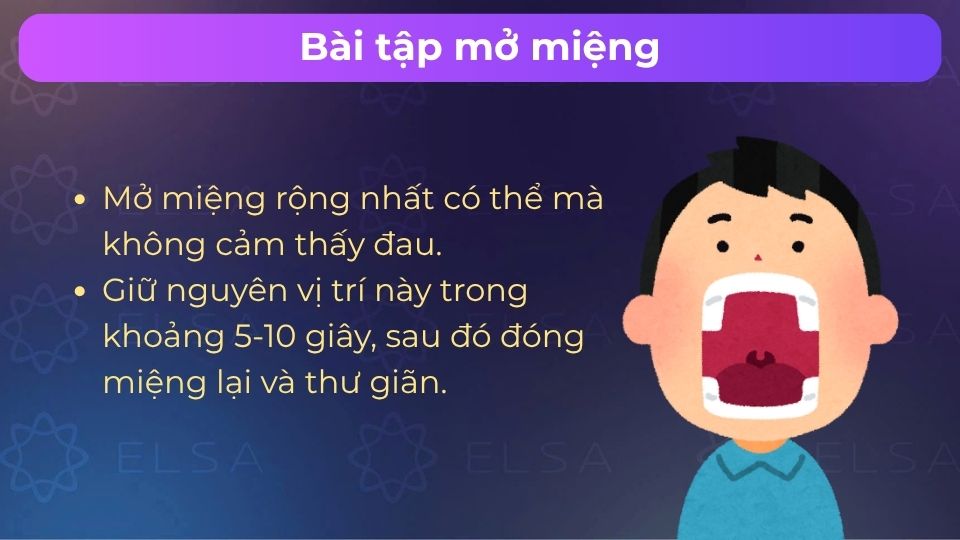Bài tập mở miệng rất hiệu quả để tăng cường sự linh hoạt của cơ miệng