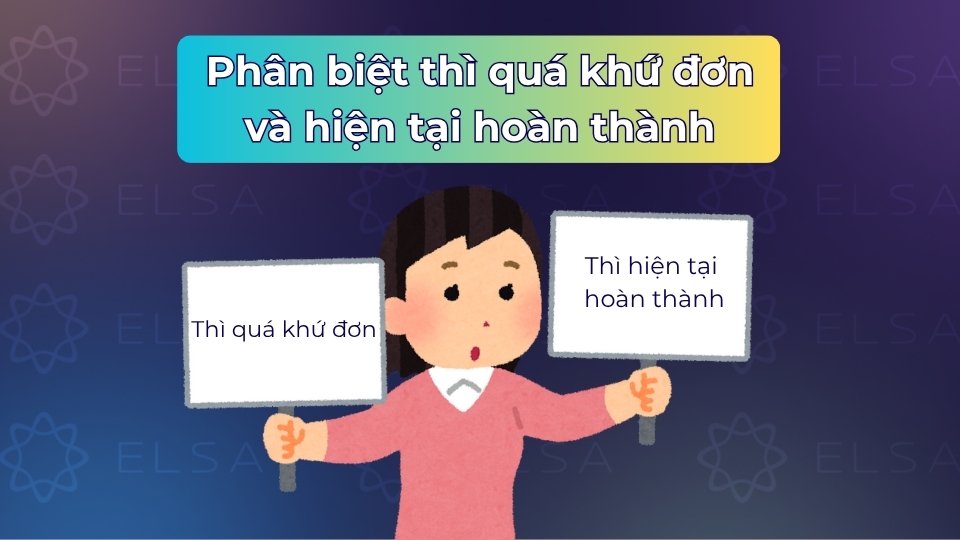 Phân biệt quá khứ đơn và hiện tại hoàn thành Phân biệt quá khứ đơn và hiện tại hoàn thành