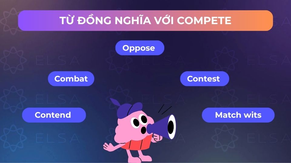 Từ đồng nghĩa với compete