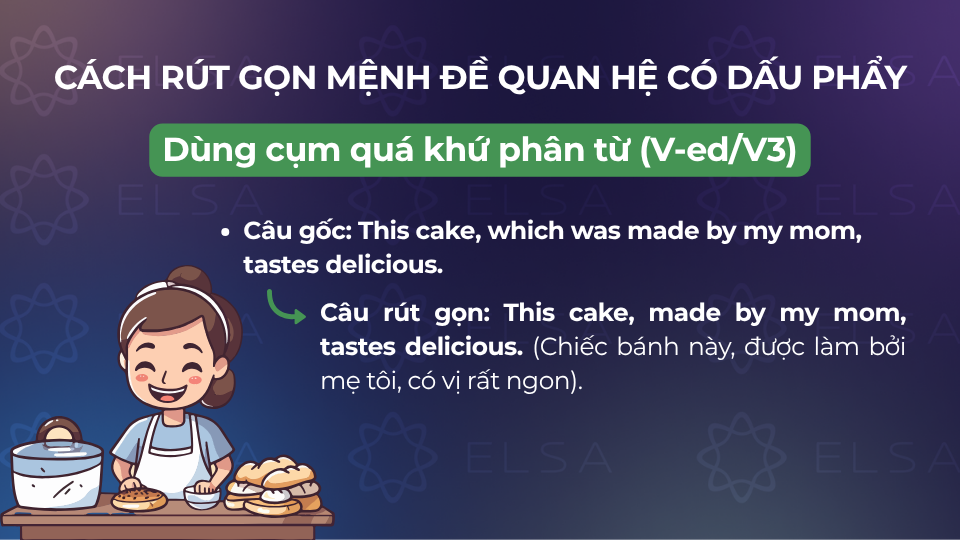 Cách 2 để rút gọn mệnh đề quan hệ có dấu phẩy Cách 2 để rút gọn mệnh đề quan hệ có dấu phẩy